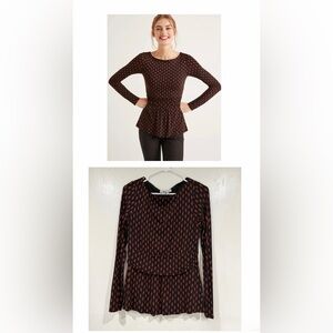 Boden Black and Red Lucille Women's Top size 8R